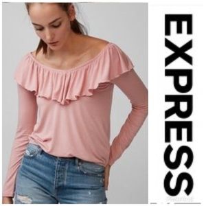 *NWT Pink Ruffles Long Sleeve